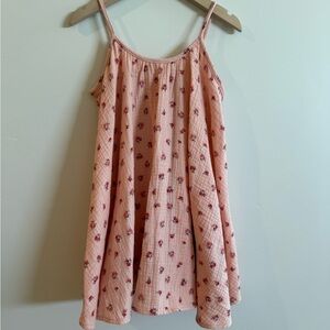 Floral Pink Kids Dress